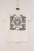 Deorart / エンブレムプリントTシャツ M ホワイト O-26-03-01-094-PU-TS-IG-OS