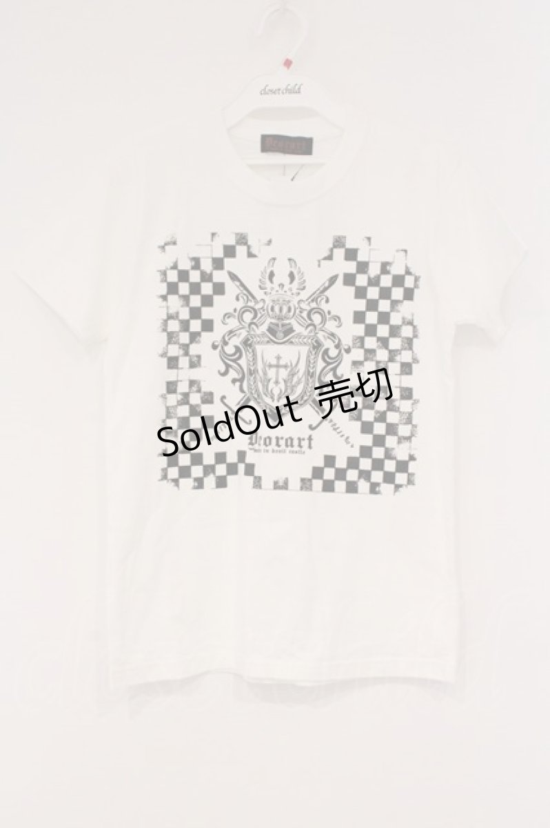 画像1: Deorart / エンブレムプリントTシャツ M ホワイト O-26-03-01-094-PU-TS-IG-ZT359 (1)
