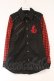 画像1: ALGONQUINS / シフォンスリーブエンブレム刺繍ブラウス  ブラック×レッドチェック O-26-03-01-095-AL-BL-IG-OS (1)