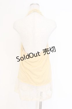 画像3: axes femme / 裾レースカットジレ M イエロー O-26-03-01-001-AX-TO-OW-OS