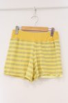 画像1: ALGONQUINS / ラメボーダーショートパンツ F イエロー O-26-03-01-103-AL-PA-IG-ZT369 (1)