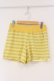 画像1: ALGONQUINS / ラメボーダーショートパンツ F イエロー O-26-03-01-103-AL-PA-IG-OS (1)