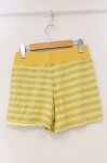 画像3: ALGONQUINS / ラメボーダーショートパンツ F イエロー O-26-03-01-103-AL-PA-IG-ZT369 (3)