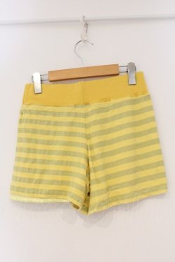 画像3: ALGONQUINS / ラメボーダーショートパンツ F イエロー O-26-03-01-103-AL-PA-IG-OS