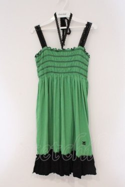 画像1: ALGONQUINS / レースシャーリングカットワンピース F グリーン O-26-03-01-104-AL-OP-IG-OS