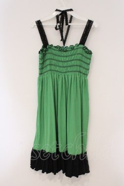 画像3: ALGONQUINS / レースシャーリングカットワンピース F グリーン O-26-03-01-104-AL-OP-IG-OS