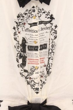 画像2: axes femme / プリントシャツチュニック M キナリ O-26-03-01-010-AX-OP-OW-OS