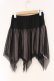 画像3: ALGONQUINS / チュールアシメスカート F ブラック×ピンク O-26-03-01-107-AL-SK-IG-OS (3)