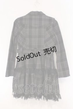 画像4: ALGONQUINS / ライダースジャケットワンピース  ブラック O-26-03-01-108-AL-OP-IG-OS