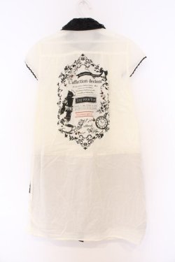 画像3: axes femme / プリントシャツチュニック M キナリ O-26-03-01-010-AX-OP-OW-OS