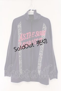 画像1: ALGONQUINS / スタッズプリントジップアップトップス F パープル O-26-03-01-111-AL-TO-IG-OS