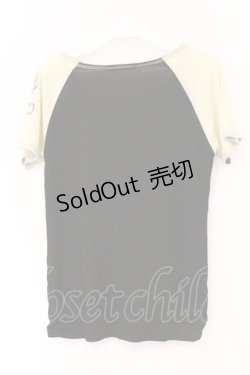 画像3: ALGONQUINS / ラメプリントTシャツ  ブラック×イエロー O-26-03-01-118-AL-TS-IG-OS