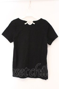 画像3: PUTUMAYO / ねこプリントTシャツ  ブラック×ホワイト O-26-03-01-119-PT-TS-IG-OS