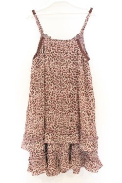 画像3: axes femme / レオパードキャミチュニック M  O-26-03-01-011-AX-TO-OW-OS