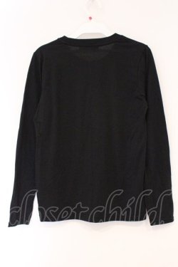 画像3: ALGONQUINS / ロゴプリントカットソー F ブラック×パープル O-26-03-01-120-AL-TO-IG-OS