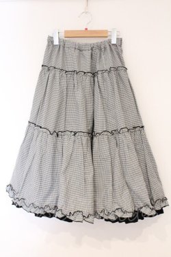 画像3: m petit by misako / NINA'Sギャザースカート M クロ×シロ O-26-03-01-123-LO-SK-IG-OS