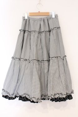 画像4: m petit by misako / NINA'Sギャザースカート M クロ×シロ O-26-03-01-123-LO-SK-IG-OS