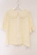 m petit by misako / AOKレースブラウス M アイボリー O-26-03-01-124-LO-BL-IG-OS
