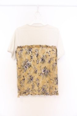 画像3: axes femme / ビスチェ風切り替えTシャツ M イエロー O-26-03-01-012-AX-TO-OW-OS