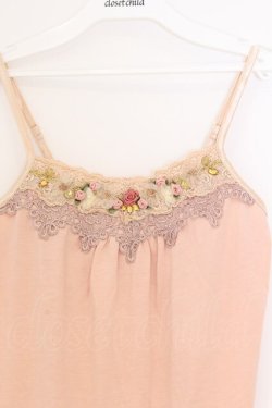 画像2: axes femme / ガーデンインナーキャミソール M ピンク O-26-03-01-014-AX-TO-OW-OS