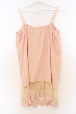 画像3: axes femme / ガーデンインナーキャミソール M ピンク O-26-03-01-014-AX-TO-OW-OS