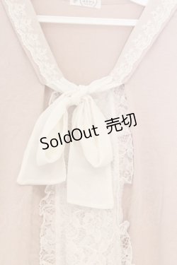 画像2: axes femme / シフォンボウタイトップス M ピンク O-26-03-01-016-AX-TO-OW-OS