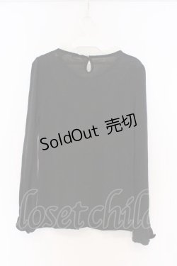 画像3: axes femme / チュールヨークプルオーバー M クロ O-26-03-01-018-AX-TO-OW-OS