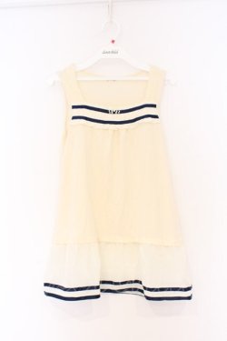 画像1: axes femme / シフォンフリルタンクトップ M キナリ O-26-03-01-022-AX-TO-OW-OS