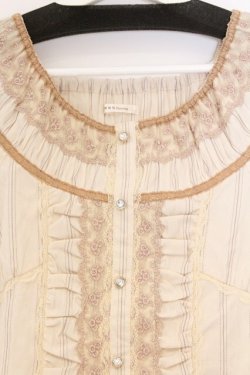 画像2: axes femme / ドビージャガードビスチェブラウス M キナリ O-26-03-01-031-AX-BL-OW-OS