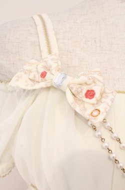 画像2: metamorphose / Majestic princess半袖ワンピース  シャンパン×キナリシフォン O-26-03-02-026-ME-OP-OW-OS