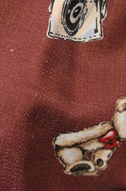 画像4: Innocent World / ロンドンベアージャストウエストジャンパースカート M(93cm丈) ボルドー O-26-03-02-030-IW-OP-OW-OS