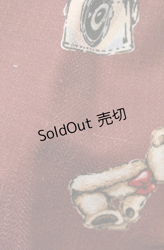 画像4: Innocent World / ロンドンベアージャストウエストジャンパースカート M(93cm丈) ボルドー O-26-03-02-030-IW-OP-OW-OS (4)