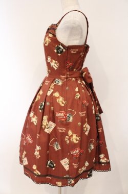 画像5: Innocent World / ロンドンベアージャストウエストジャンパースカート M(93cm丈) ボルドー O-26-03-02-030-IW-OP-OW-OS