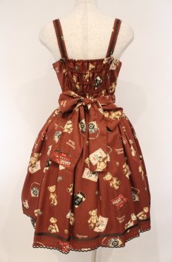 画像6: Innocent World / ロンドンベアージャストウエストジャンパースカート M(93cm丈) ボルドー O-26-03-02-030-IW-OP-OW-OS