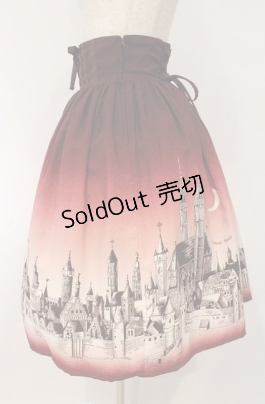 画像4: Innocent World / ローテンブルク柄スカート  ワイン O-26-03-02-037-IW-SK-OW-OS (4)