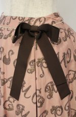 画像2: metamorphose / Romantic alphabet スカート  ピンク系 O-26-03-02-040-ME-SK-OW-OS (2)