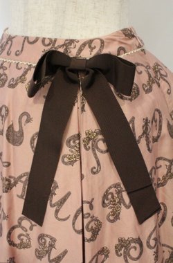 画像2: metamorphose / Romantic alphabet スカート  ピンク系 O-26-03-02-040-ME-SK-OW-OS