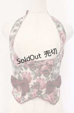 画像1: Innocent World / マロニカローズビスチェ M ワイン O-26-03-02-041-IW-TO-OW-OS