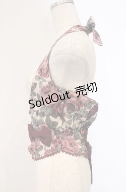 画像3: Innocent World / マロニカローズビスチェ M ワイン O-26-03-02-041-IW-TO-OW-OS