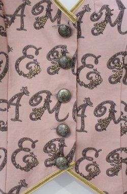 画像2: metamorphose / Romantic alphabetベスト  ピンク系 O-26-03-02-042-ME-TO-OW-OS