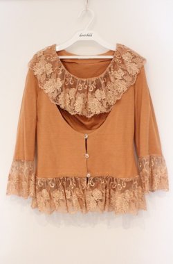 画像1: Juliette et Justine / Joie et Amour〜ジョワ　エ　アムール〜カーディガン＆キャミソールセット  オレンジ O-26-03-02-043-CL-TO-OW-OS