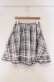 画像1: virally / 星名桜子 チェックスカート L サックス O-26-03-02-007-PU-SK-IG-OS (1)