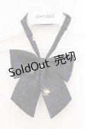 BPN / 蜘蛛の巣リボンタイ  ブラック×パープル O-26-03-02-013-GO-ZA-IG-OS