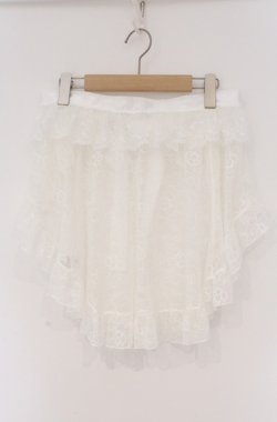 画像1: Princess Flower Garden / TT*KRS3WAYレーススカート  シロ O-26-03-02-002-PU-SK-IG-OS