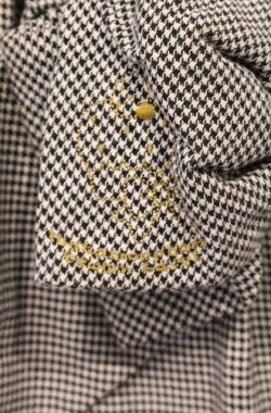 画像3: metamorphose / CL ロイヤルタータンリボンワンピース  クロ×シロ O-26-03-02-015-ME-OP-IG-OS