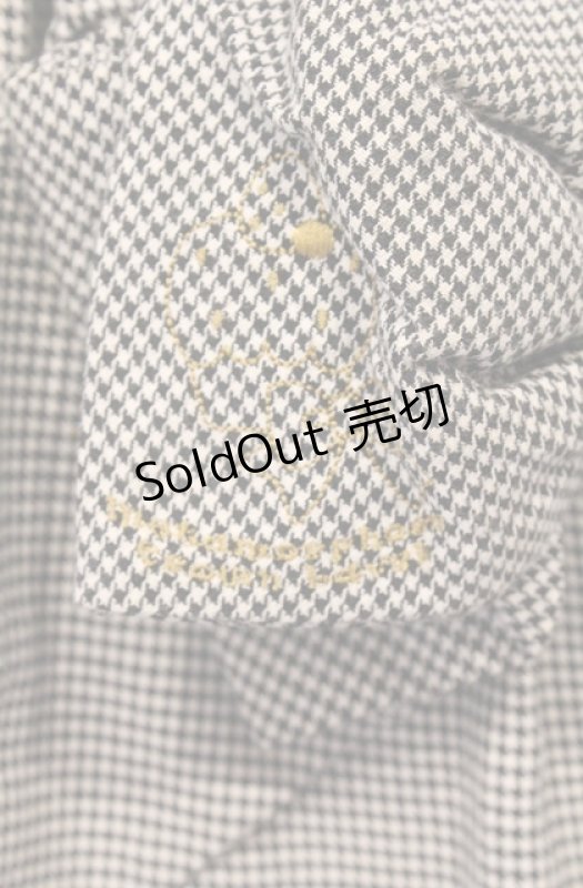 画像3: metamorphose / CL ロイヤルタータンリボンワンピース  クロ×シロ O-26-03-02-015-ME-OP-IG-OS (3)