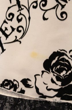 画像3: metamorphose / バラフロッキーAラインジャンパースカート  オフシロ×クロ O-26-03-02-016-ME-OP-IG-OS