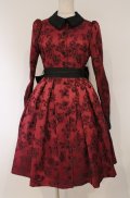 Sheglit / "Bell Rose"クラシカルワンピース M ワイン O-26-03-02-020-EL-OP-OW-OS