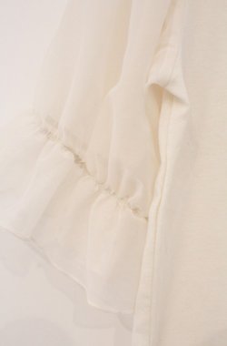 画像2: m petit by misako / MSシアーソデプルオーバー S オフシロ O-26-03-02-003-LO-TO-IG-OS