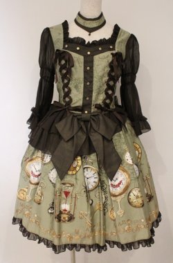 画像1: metamorphose / Time lag worldワンピース  オリーブグリーン O-26-03-02-023-ME-OP-OW-OS